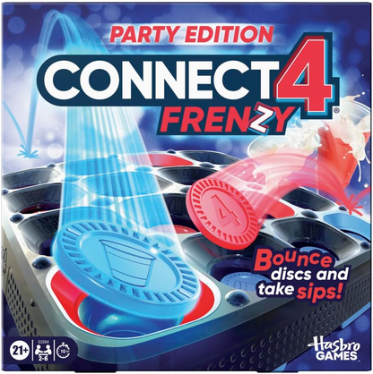 Hasbro Connect 4 Frenzy Party Edition Game Box