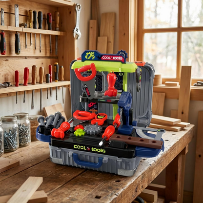 Cool Tools 3-1 Tool Kit Suitcase For Kids