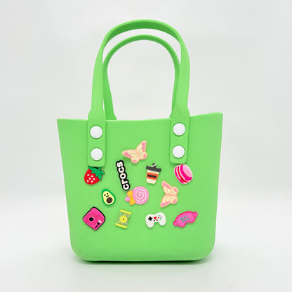Small Crocs Classic Tote Bag with Jibbitz Charms