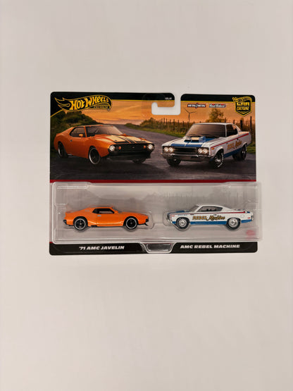 Hot Wheels Premium Original Car Culture 1:64 Dual Die Cast Car Pack - 2 Cars - HBL96