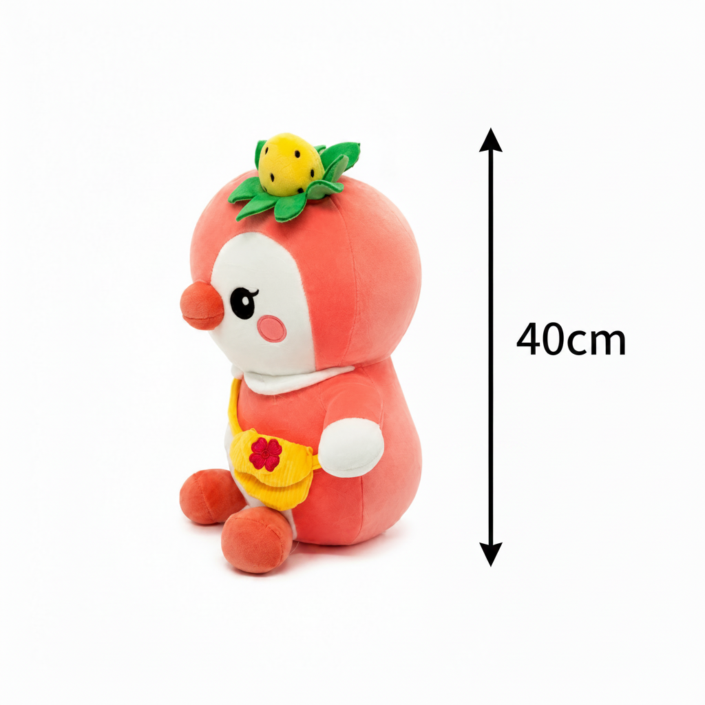 Penguin with Sling Bag Plush Toys 40 Cm