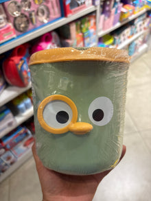 Duck Face Mini Desktop Dustbin with Lid