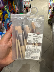 8-Piece Eye Makeup Brush Set with Travel Pouch
