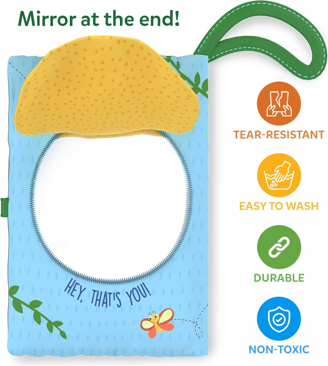 Skillmatics Peek-A-Boo! I See You! Jungle Theme Interactive Soft Cloth Book.