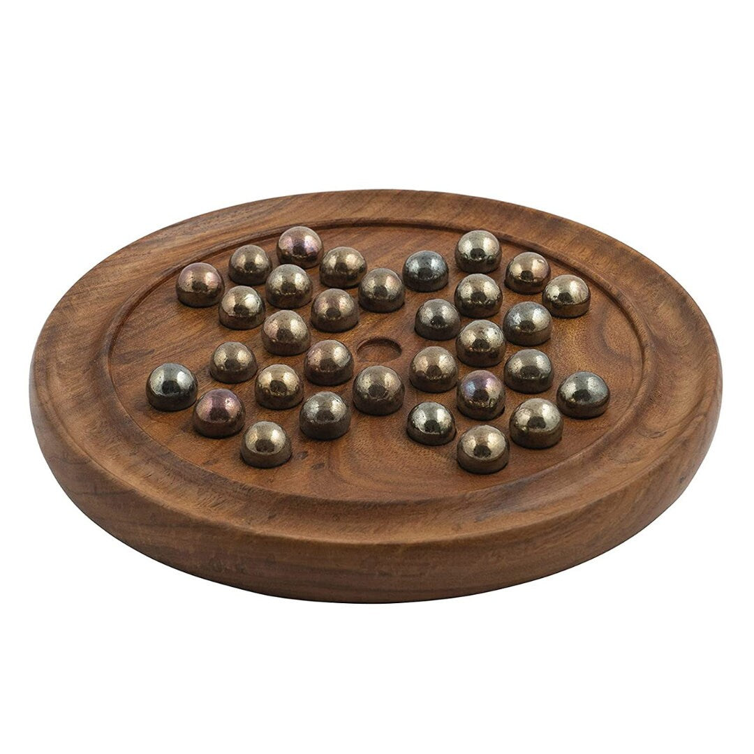 Wooden Solitaire Board Game G-214