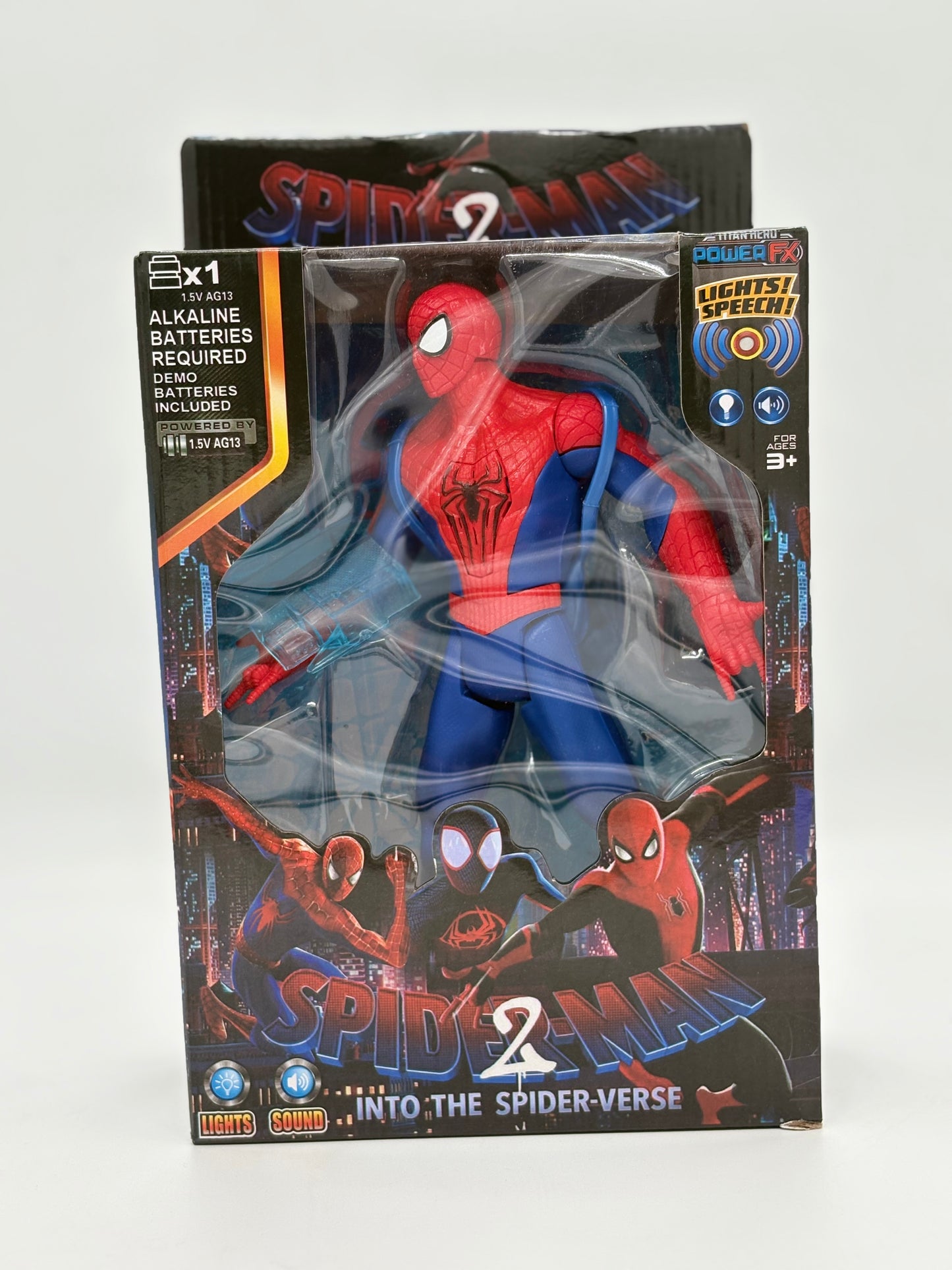 Spiderman into the Spider-Verse, Action Figure with Sound, Lights and Movie Dialogue
