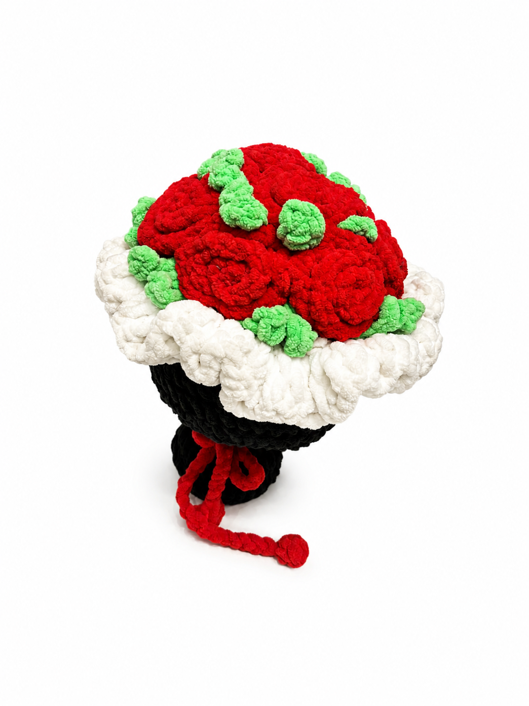 Handmade Crochet Rose Bouquet
