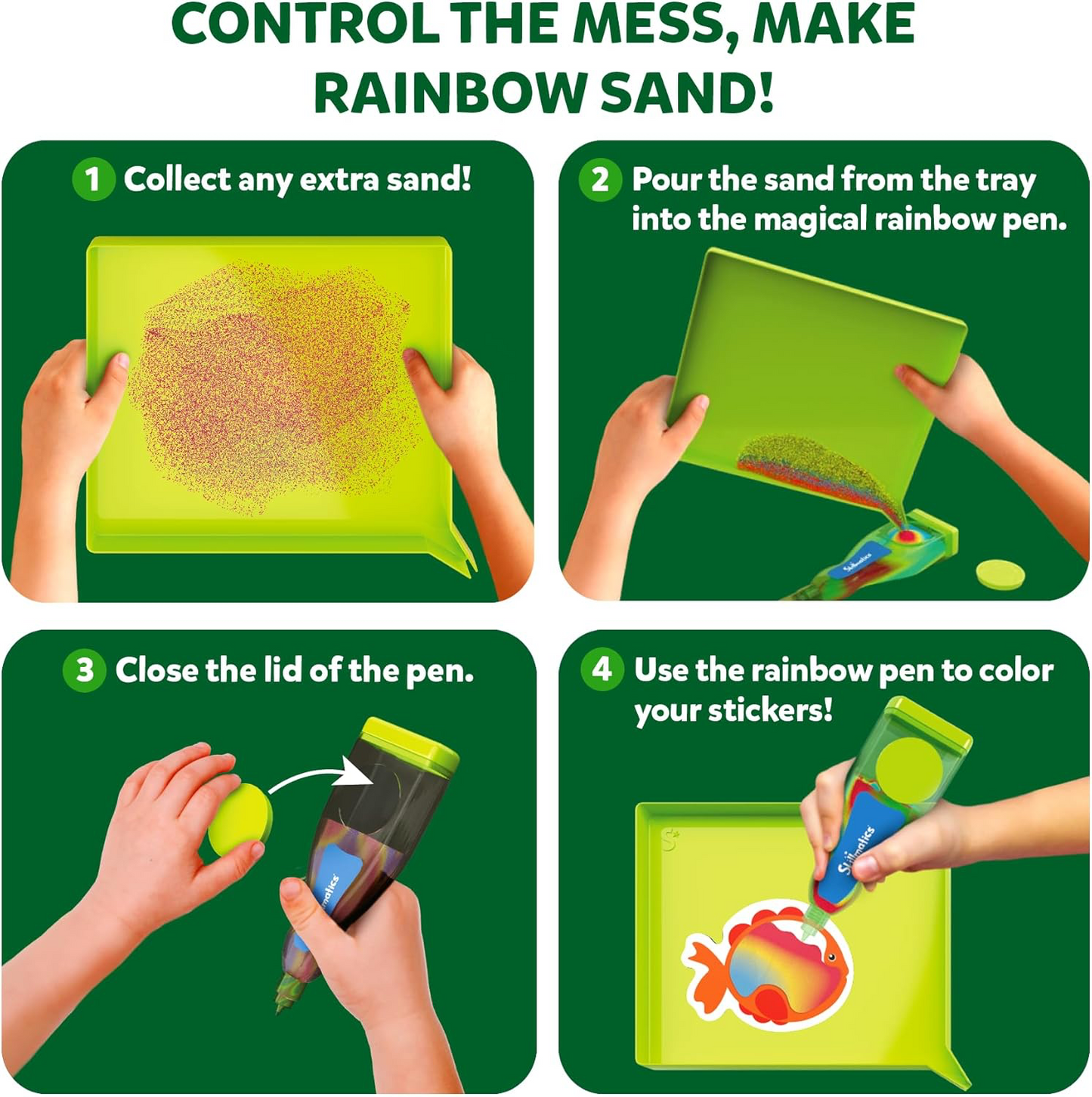 Skillmatics Sand-Tastic Art Amazing Animal Activity Kit