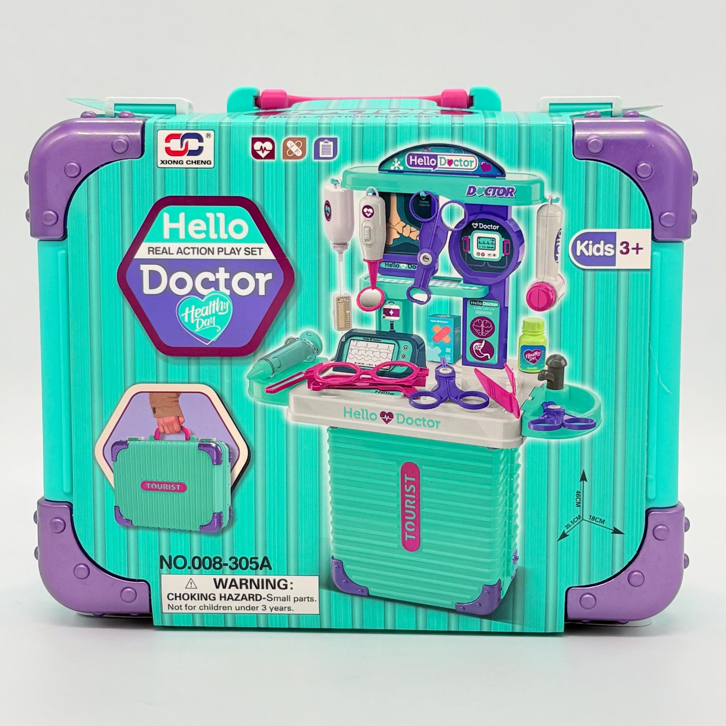 Hello Doctor 3-in-1 Medical Trolley Playset
