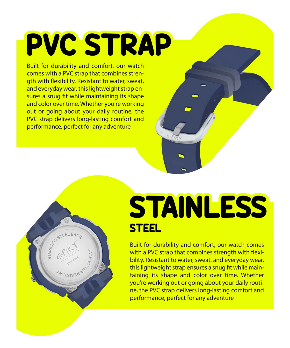 SPIKY Eva A29 Dual Display Sport Watch