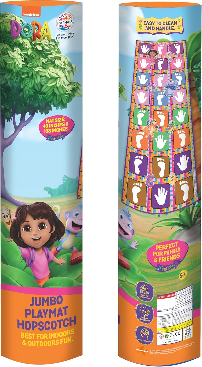 Ratna's Nickelodeon Dora Jumbo Hopscotch Playmat