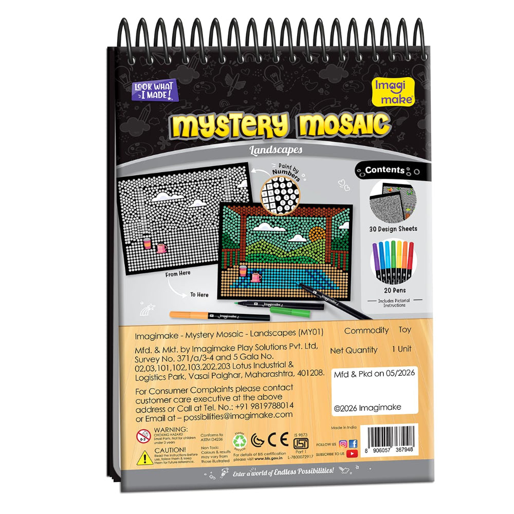 Imagimake Mystery Mosaic Patterns-20Pens