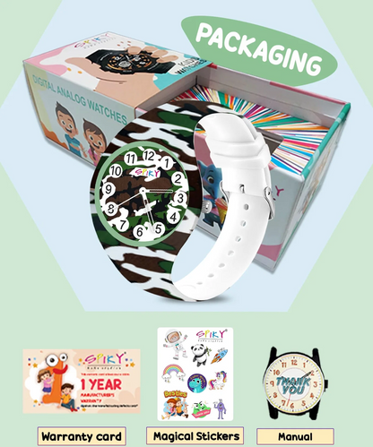 Spiky EVA A38 Printed Analog Watch