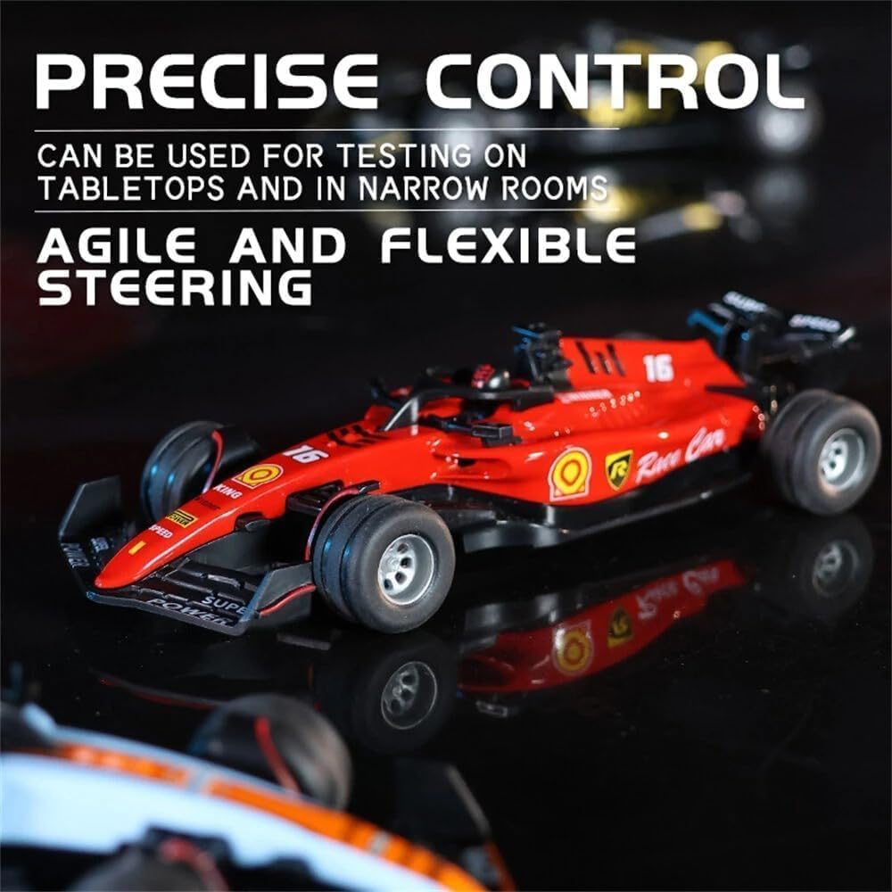 Mini RC Formula Race Car with 2.4GHz Remote Control 1:64 Scale