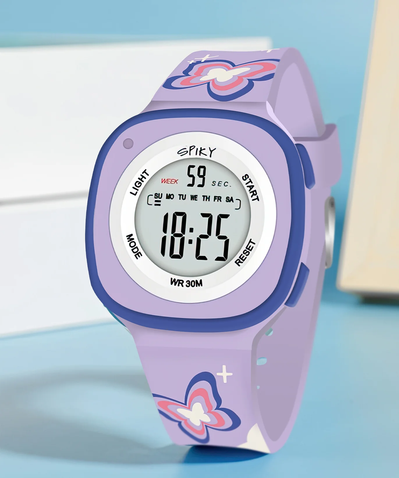 Spiky Spkeva15 Square Digital Watch for Kids