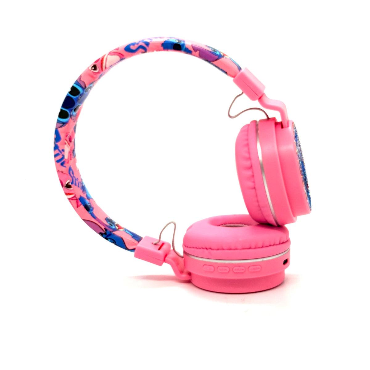 Stitch Wireless Kids' Headphones – Sparkling Bling Design