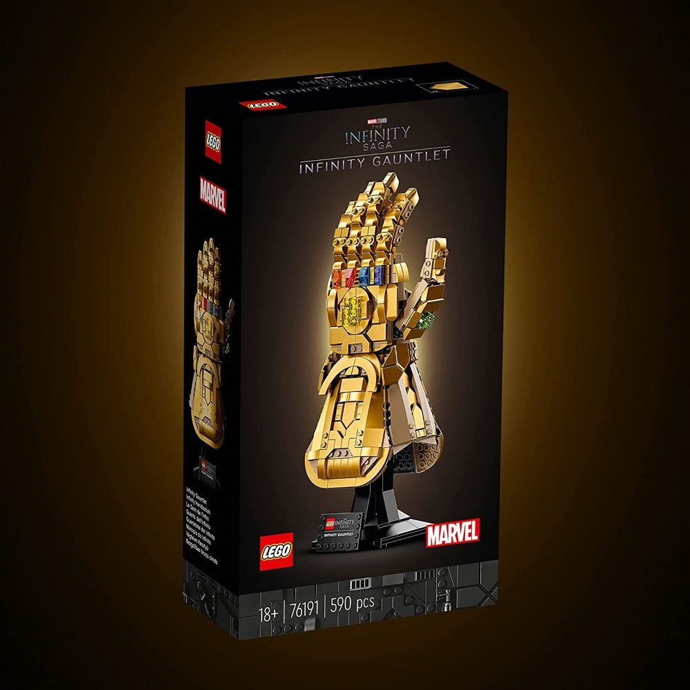 LEGO Marvel Infinity Gauntlet 76191 Collectible Building Kit; Thanos Right Hand Gauntlet Model with Infinity Stones