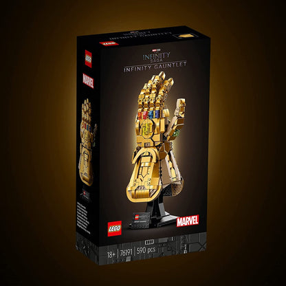 LEGO Marvel Infinity Gauntlet 76191 Collectible Building Kit; Thanos Right Hand Gauntlet Model with Infinity Stones