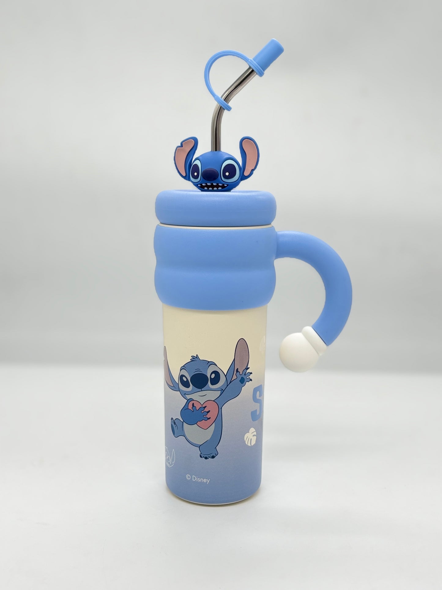 Disney Stitch and Angel Insulated Tumbler 850ml with Straw