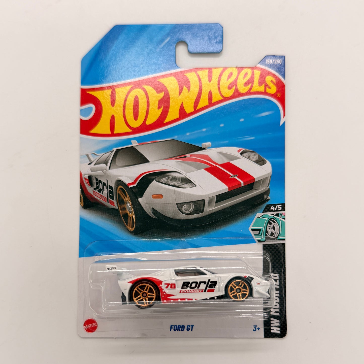 Hot Wheels 1:64 Die-Cast Set of 4 - Ford GT, Renault Espace F1, Supercharged, Disney Steamboat