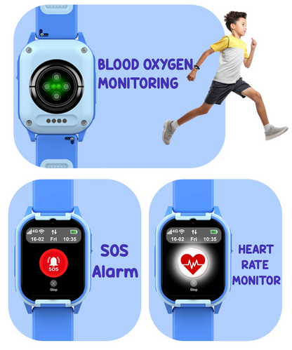 Spiky Gnome 4G Video Calling Smartwatch for Kids