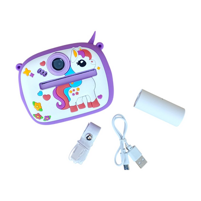 Kids Digital Mini Camera with Inbuilt Instant Printer