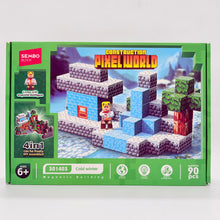 Sembo Pixel World Magnetic Building Block Set - Cold Winter 90 Pcs