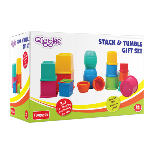 Funskool Giggles Stack & Tumbler Toy Gift Set
