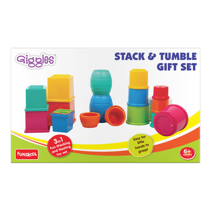 Funskool Giggles Stack & Tumbler Toy Gift Set