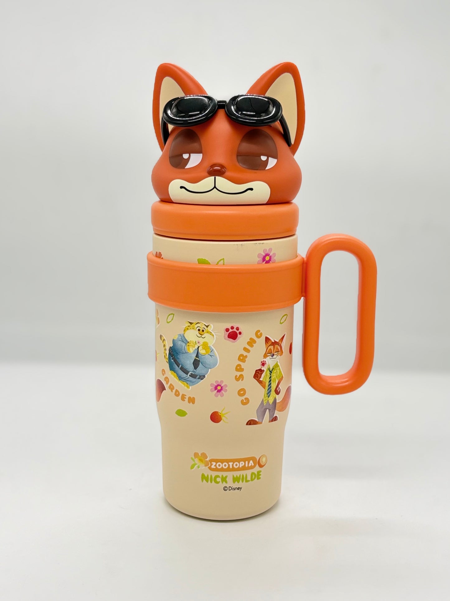 Disney Character 3D Lid Insulated Sipper Tumbler 800ml with Handle