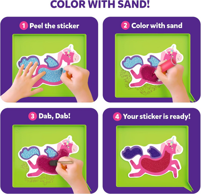 Skillmatics Sand-Tastic Art Unicorn & Princesses Activity Kit