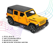 Jeep Wrangler Rubicon 1:32 Diecast Model Car with Sound & Light