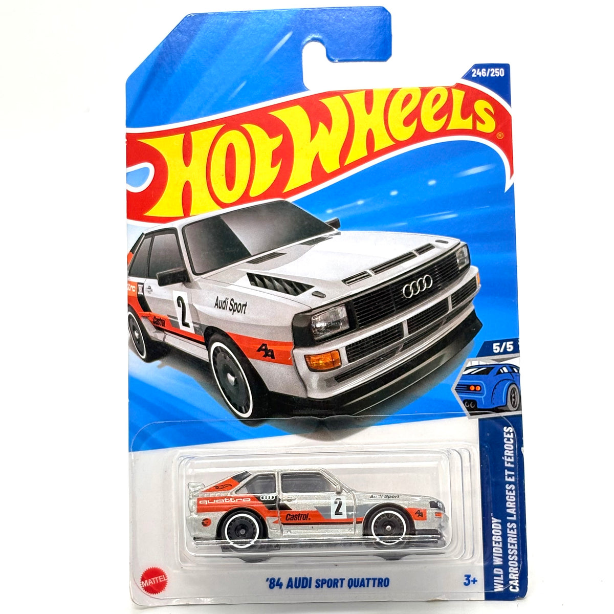 Hot Wheels Basic Mainline Car '84 Audi Sport Quattro