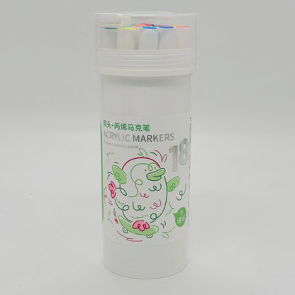 Acrylic Dual Sided Marker 18pcs