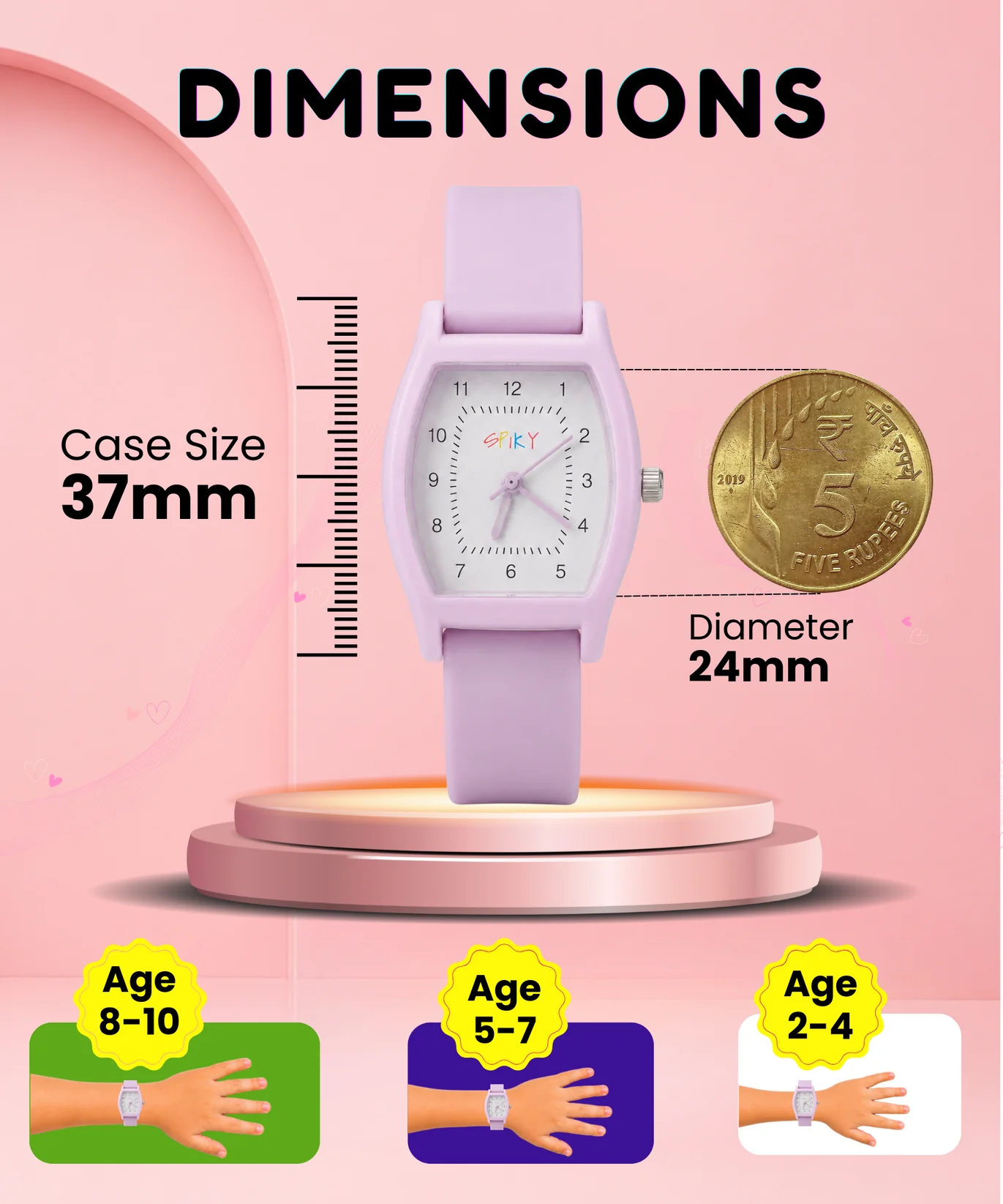 Spiky Spkeva48 Kids Watch