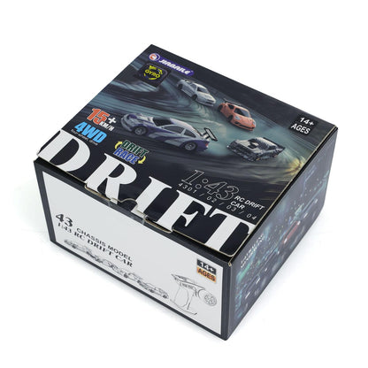 1:43 Scale 4WD Gyro RC Drift Race Car