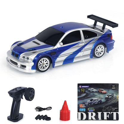1:43 Scale 4WD Gyro RC Drift Race Car