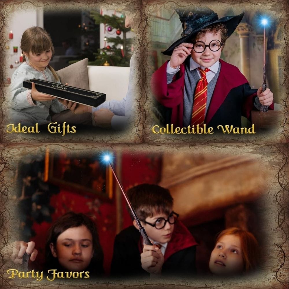 Harry Potter Magic Wand with Light-Up Flame Effect