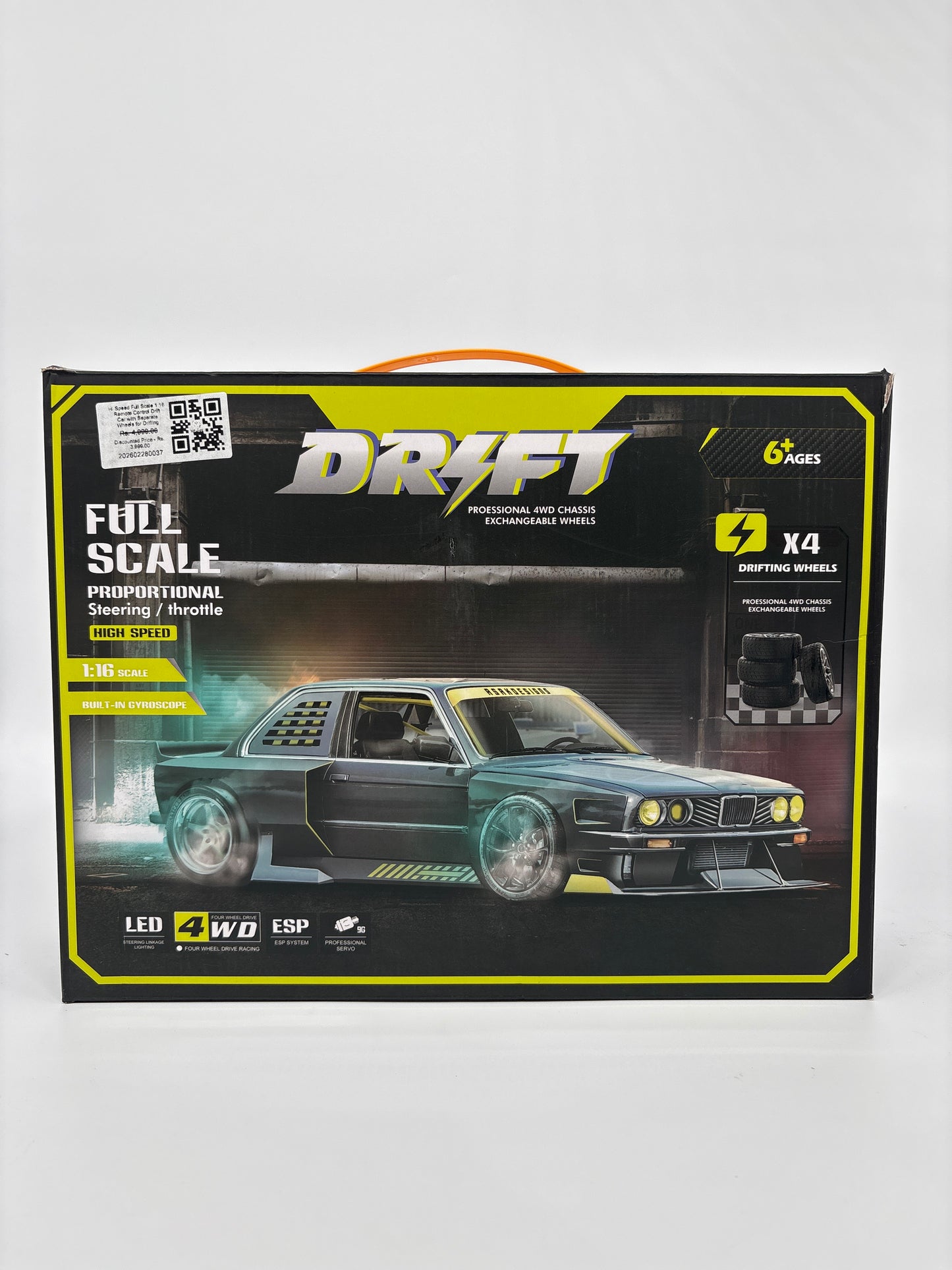 High Speed Full Scale 1:16 Remote Control Drift Car with Separate Wheels for Drifting