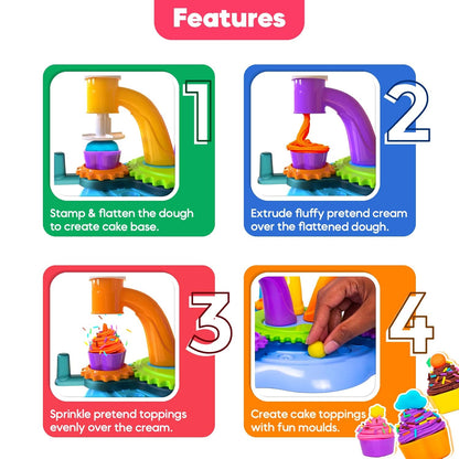 Funskool Fun Dough Mega Cake Factory - DIY Cake Making Playset