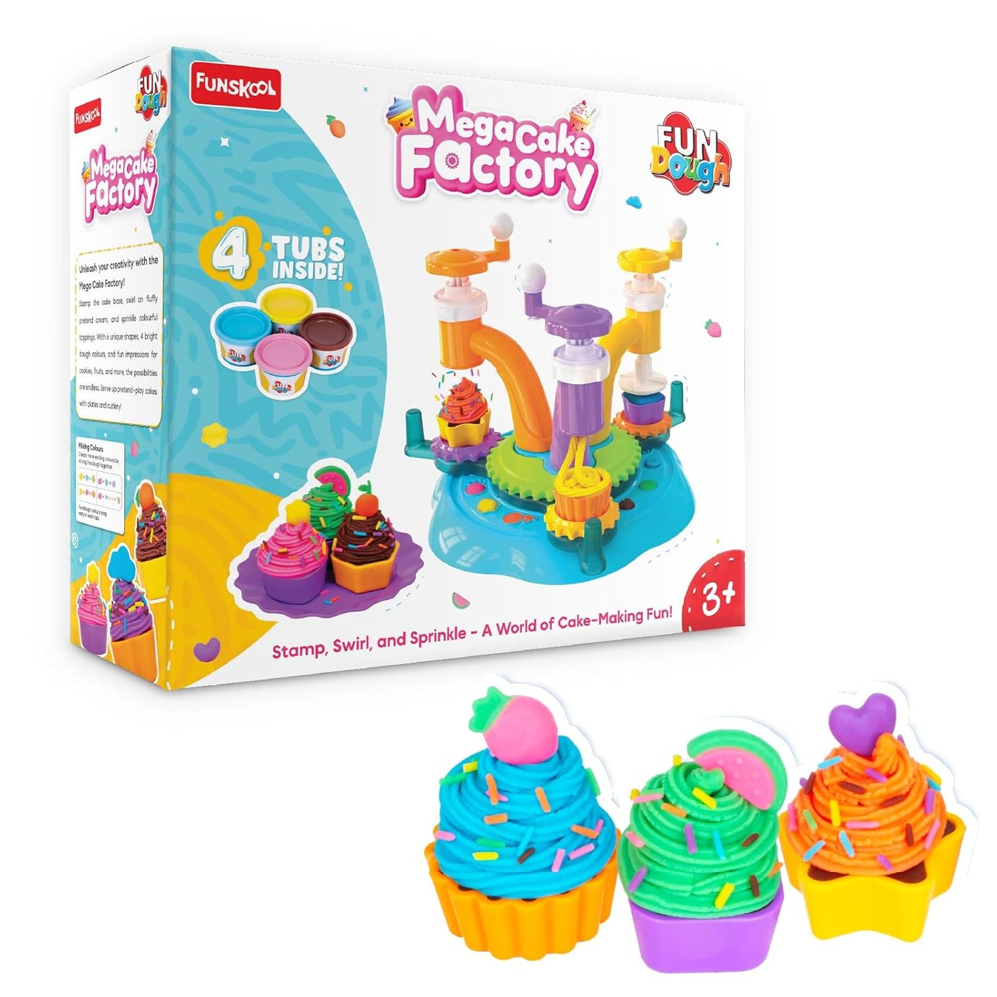 Funskool Fun Dough Mega Cake Factory - DIY Cake Making Playset