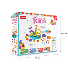 FUN DOUGH Mega Cake Factory, Pretend Play Dough Set for Kids, DIY Cake-Making Toy, Stamp, Swirl & Sprinkle, 4 Dough Tubs Included, Creative Playset for 3+ Years, Gift for Boys & Girls by Funskool