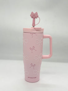 Bow Pearl Insulated Tumbler 1200ml with Straw