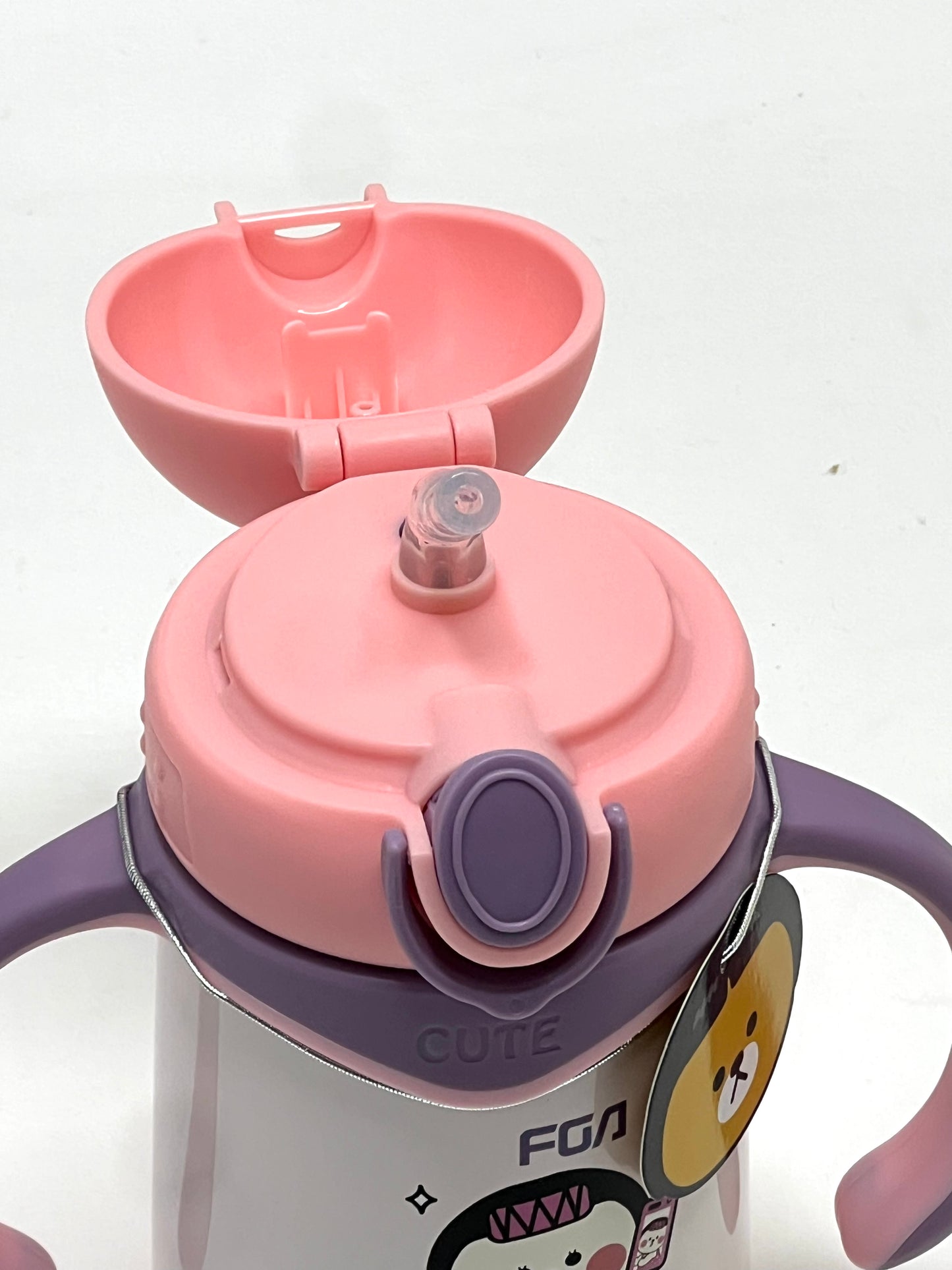 Twin Handle Insulated Sipper Bottle 400ml