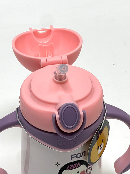 Twin Handle Insulated Sipper Bottle 400ml