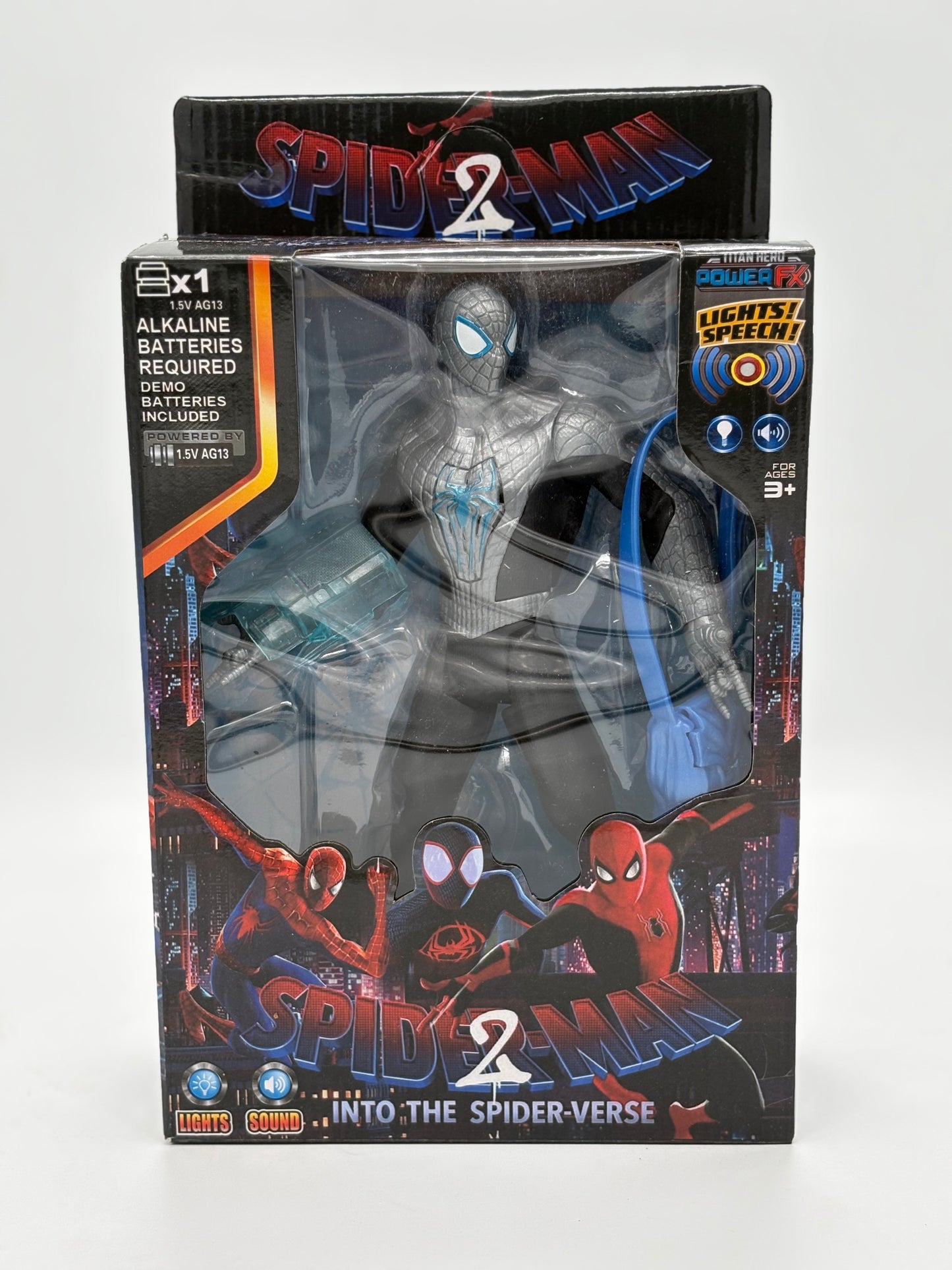 Spiderman into the Spider-Verse, Action Figure with Sound, Lights and Movie Dialogue