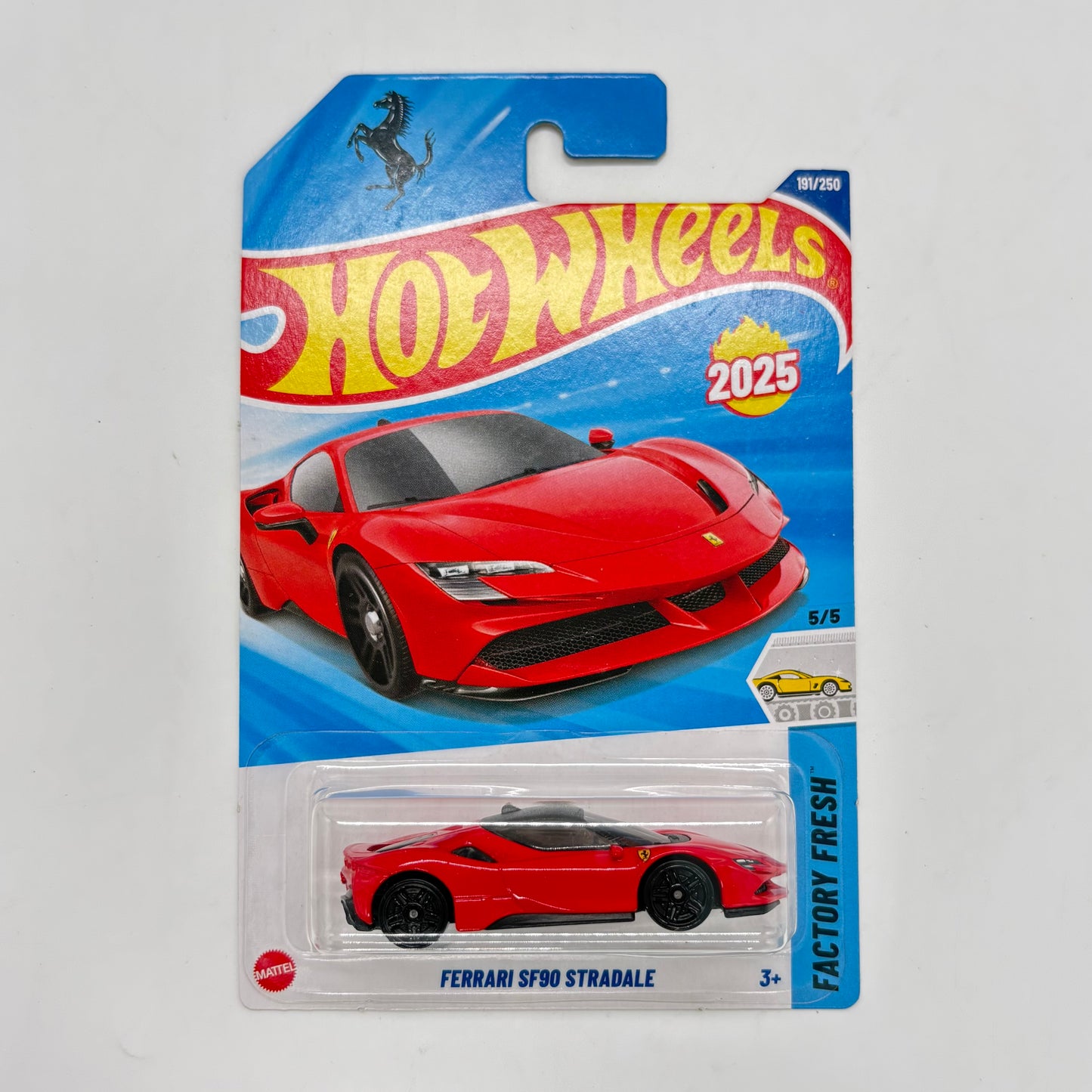 Hot Wheels 1:64 Die-Cast Set of 4 - Ferrari SF90 Stradale, Hako Type D, Haulerback, Hot Wheengs