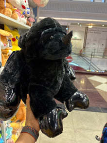 Gorilla Animal Plush Soft Toy for Kids, Black Color, Length 30 cm, Height 45 cm
