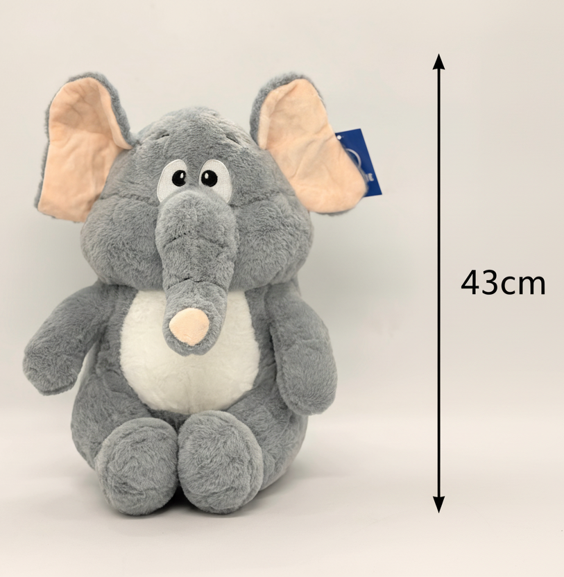 Sitting Elephant 43 cm Soft Toy