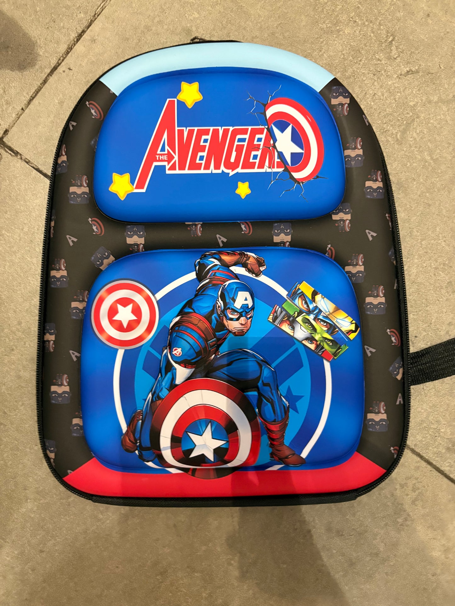 Marvel, Kuromi and Mario School Bag for Kids - Small